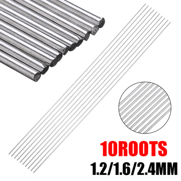 10Pcs 1.2/1.6/2.4mm Stainless Steel TIG Welding Rods Filler For Welding Soldering Supplies Welding Rods 300mm Long