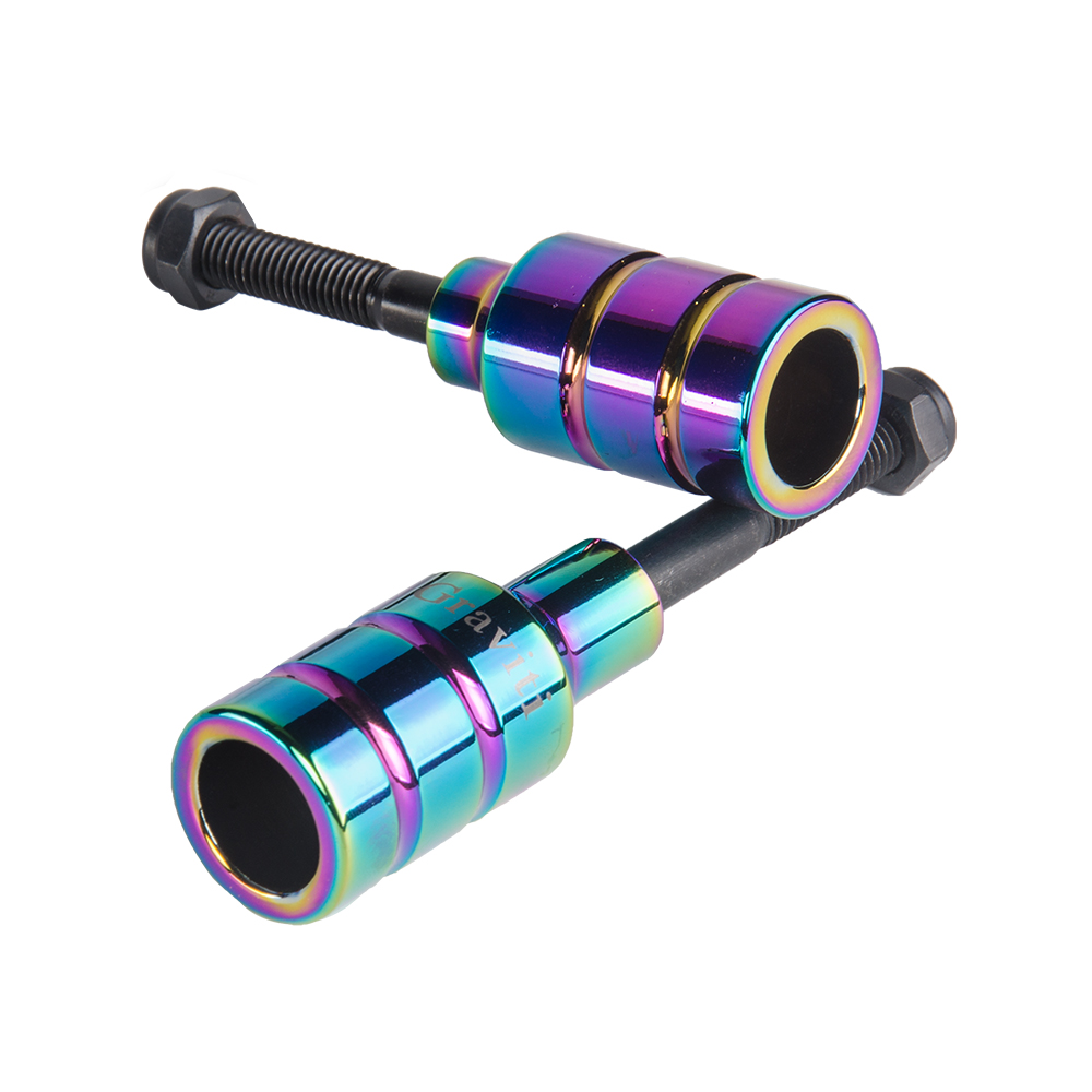 Freeshipping kick extreme scooter rainbow alloy aluminum pro stunt scooter foot Strong durable excellent peg