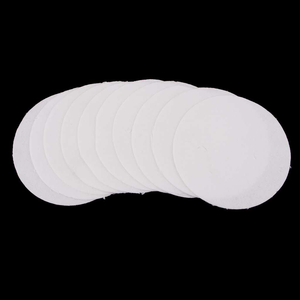 10pcs 115mm Diam Ceramic Fiber Insulation Blanket Thinfire Microwave Kiln Shelf Paper DIY Crafts Supplies
