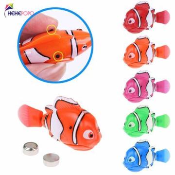 5pcs / Set Swimming Robot Fish Activated In Water Magical Electronic Toys Interesting Toy for Kid Gift Electronic Pet Bath Fish