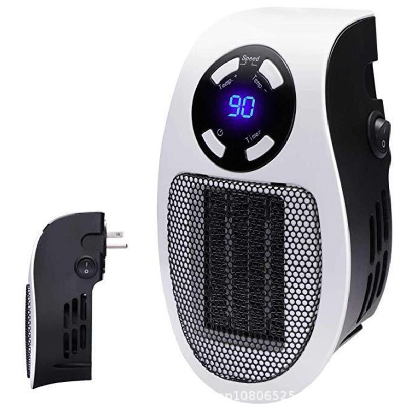 New 500W Portable Electric Heater Mini Fan Heater Desktop Household Wall Handy Heating Stove Radiator Warmer Machine for Winter