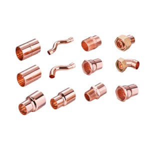 HVAC and refrigeration and waterway pipes Copper Fittings