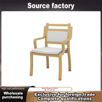 Senior Half Arm Ash Wood Dining Chair