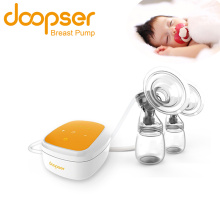 Doopser Double Electric Breast Pump With Milk Bottle LED USB 5 Level Infant USB Baby Breast Pumps With Massage Breastfeeding