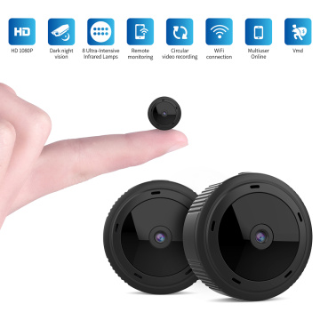 W10 Mini Camera, Wireless WiFi 1080P HD Home Security Surveillance Cameras with Night Vision Motion Detection 16\32\64G SD Card