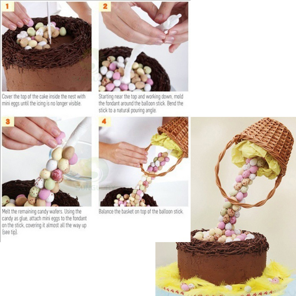 Cake Support Structure Frame Anti Gravity Cake Pouring Kit Hanging Decorative Cake Stand Birthday Wedding Party DIY Cake Tools