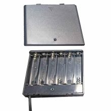 6 PIECES AA Battery Holders With Cover