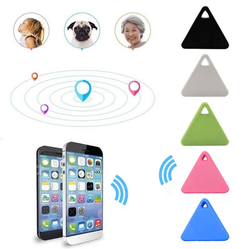 Pet Smart Mini GPS Tracker Pet Locator Anti-lost Waterproof Bluetooth Tracker Triangular Kids og Cat Tracker Multiple colors