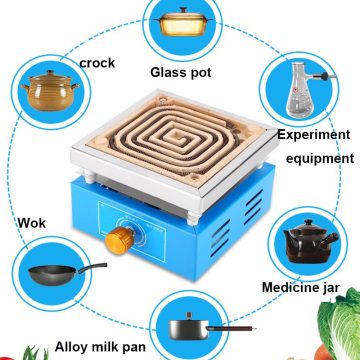 220V Kitchen Lab mini Electric stove electric household furnace thermostat hot milk cooker travel Hot Plate Hot Cook Heater