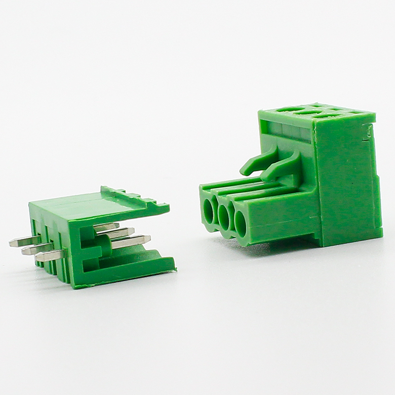 10 sets ht5.08 3pin Terminal plug type 300V 10A 5.08mm pitch connector pcb screw terminal block