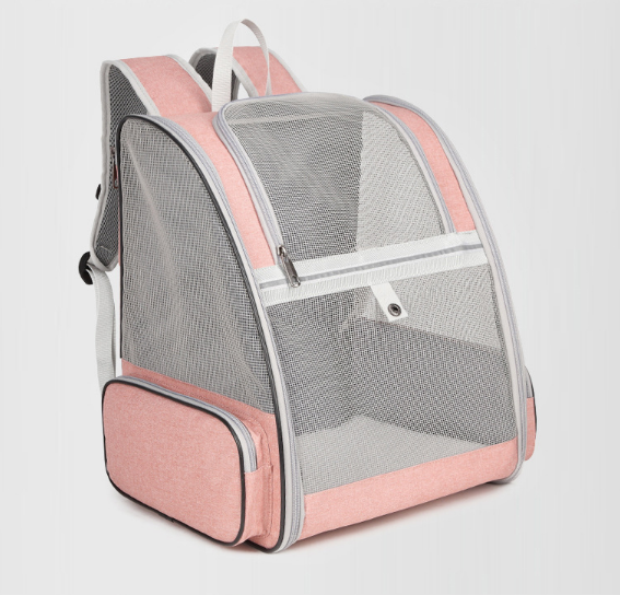 Folding Pink Outdoor Pet Backpack