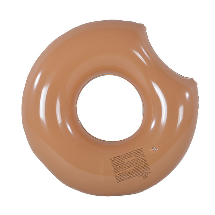 P D Inflatable Donut Swimming Ring Water Fun Donut Pool Float 2
