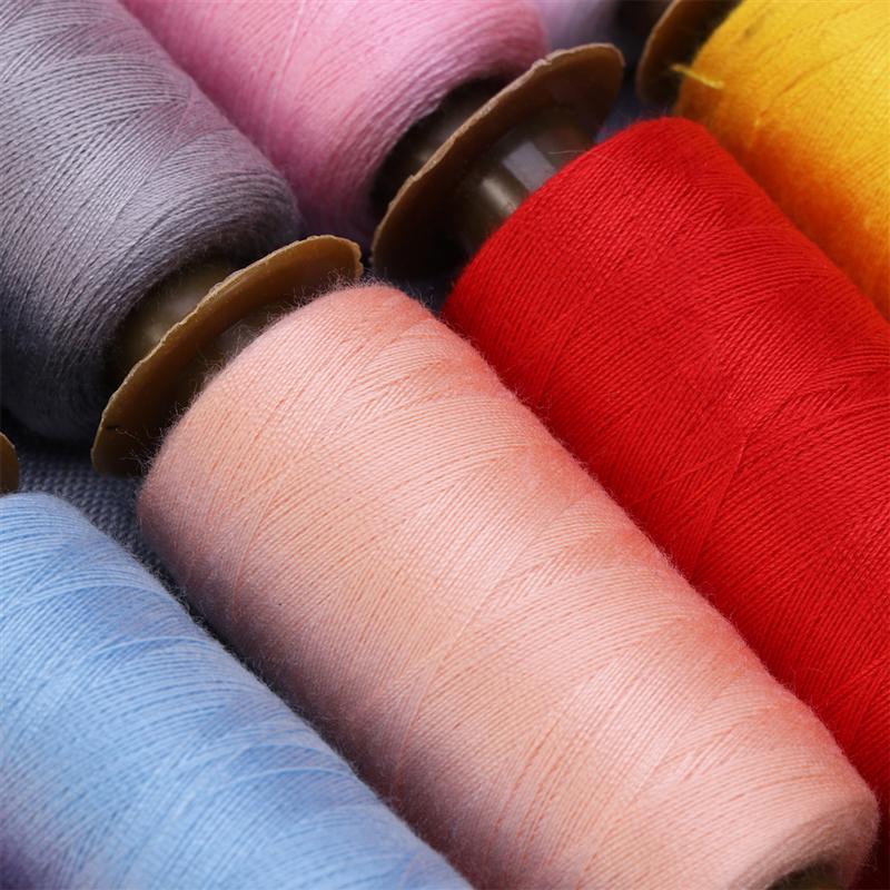 24PCS Spools of 500 Yards Sewing Threads in Assorted Color for Quilting Upholstery Beading Drapery