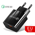 QC3.0 EU Plug Black