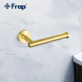 Frap Bathroom Hardware Set 304 Stainless Steel Towel Rack Toilet Paper Holder Liquid Soap Holder Towel Bar