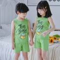 Kids Pajamas 2020 Summer Boys Sleepwear Suit Nightwear Baby Girl Clothes Animal Cartoon Pajama Sets Children's Pyjamas