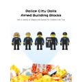 12PCS/Set Police City Dolls Armed Building Blocks with A Variety of Shapes and Scenes for Children Kids Toys