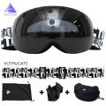 Magnetic Ski Goggles Double Layers UV400 Anti-fog Big Ski Mask Glasses Skiing for Men Women Snowboard Ski Glasses Snow Eyewear