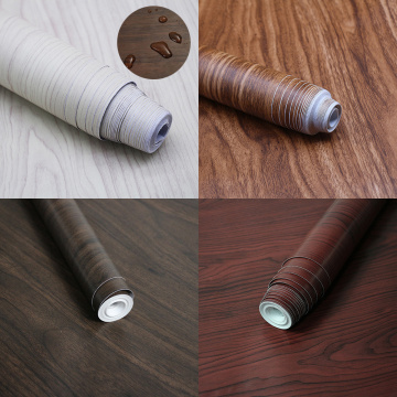 5M/10M 45CM PVC Waterproof Self Adhesive Wallpaper Roll Furniture Cabinets Vinyl Decorative Film Wood Grain Stickers Home Decor