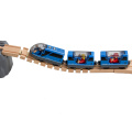 RC Electric Train Track Railway Toys Set Kid Diecast Slot Toy Car Connected with Wooden Railway Track Present Toys for Children