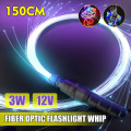 150CM LED Fiber Optic Whip 360° Rotation More Modes and Effects Light Up Waving Holiday Lighting Fiber Optic Dance Whips