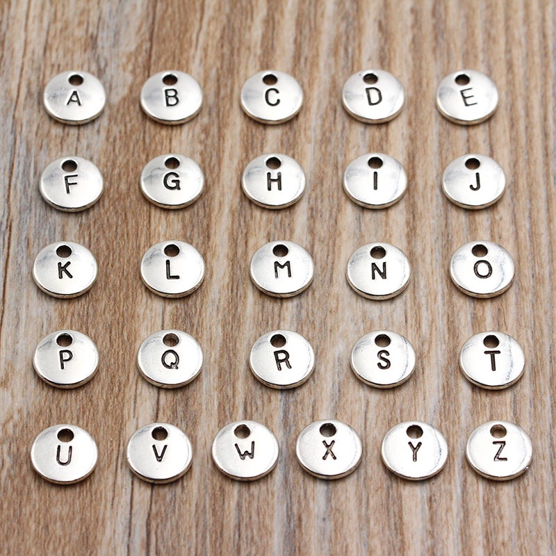 Cute Horseshoe/Keychain Keyrings/English Alphabet A To Z Letters Pendant Key Chain/Fashion Jewelry