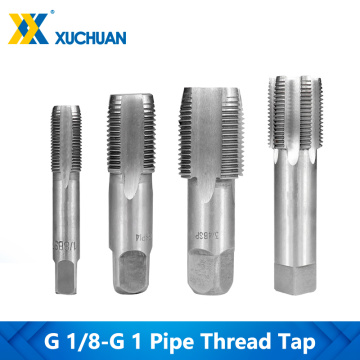 Pipe Thread Tap HSS Pipe Tap Tungsten Carbide Router Bit G 1/8 1/2 3/4 1 For Metalworking Screw Thread Cutting Tools Machine Tap