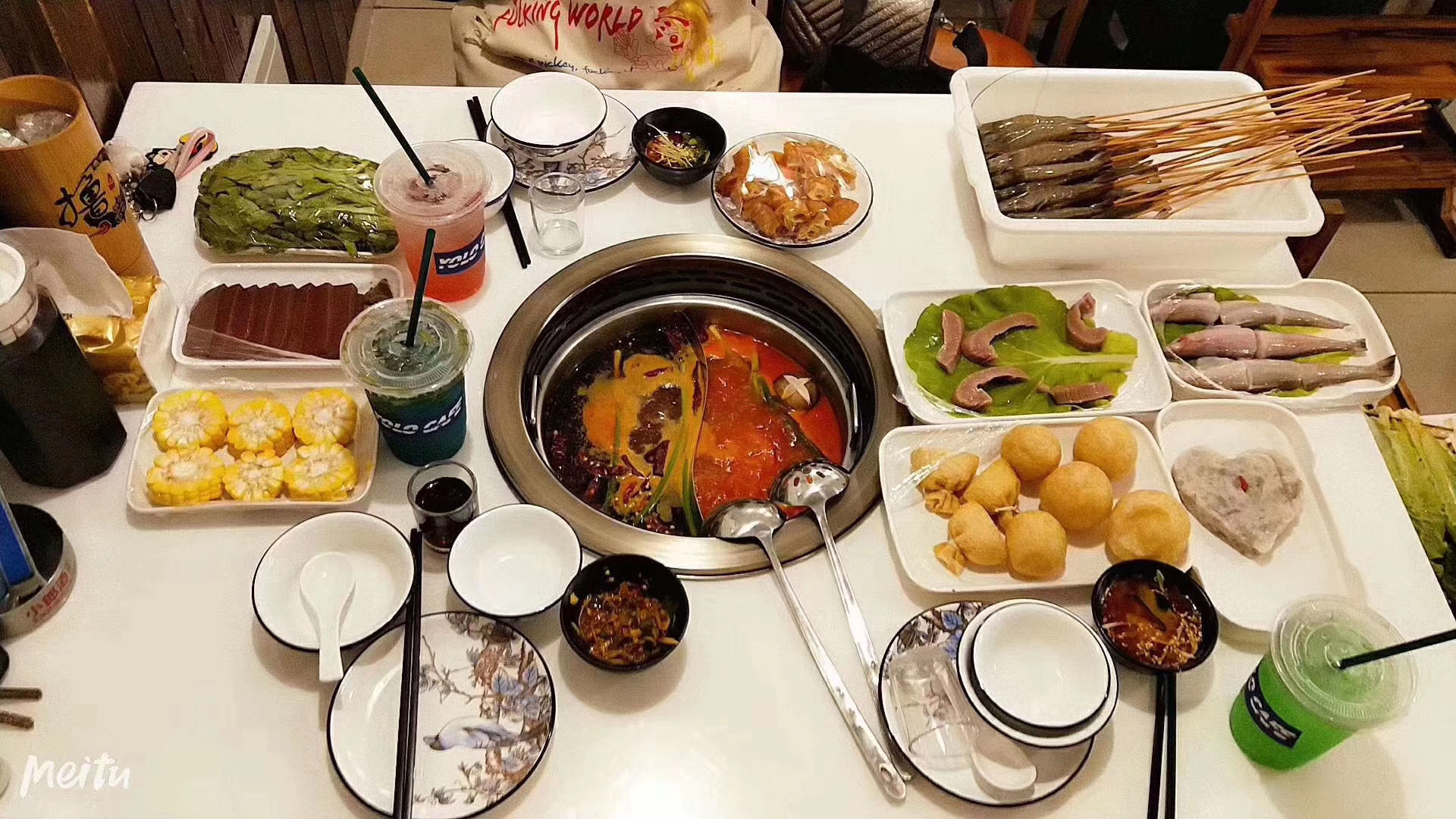 Smokeless hot pot table wholesale