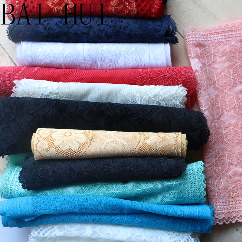 16cm 1YARD Spandex Elastic Crafts Sewing Ribbon White Black Stretch Trimming Fabric Knitting Material DIY Garment Acce