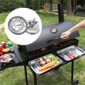 Charcoal Grill Thermometer Pit Wood Kitchen BBQ Smoker Temperature Gauge Grill Household Oven Barbecue Thermometer Fahrenheit