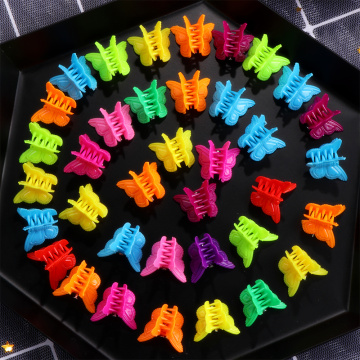 20/50/100PCS Butterfly Hair Clips Claw Barrettes Mixed Color Mini Clamps Jaw Hairpin Headdress Hair Styling Accessories Tool