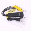 4 Channel USB2.0 USB Video Capture Grabber card to VHS to DVD recorder Capture Adapter