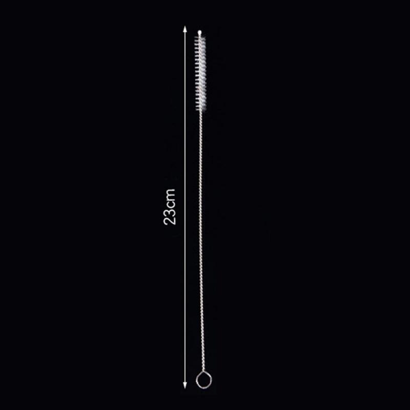 304 Stainless Steel Straw Food Grade Metal Suction Stainless Steel Tableware Set Of 3 Straws Set 1 Brush 1 Bend 1 Straight Tube