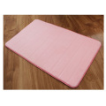 1pc Home Coral Fleece Bathroom Mat Non-slip Memory Foam Rug Soft Floor Carpet Super Absorbent Washable 40 x 60cm