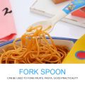 3pcs/set Baby Dish Tableware Children Cartoon Feeding Dishes Kids Natural Bamboo Fiber Dinnerware With Fork Spoon Plate