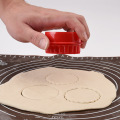 5 pieces Round Plastic Mold Cookie Vegetable Fruit Cutting Kitchen Baking Stamp Tools Accessories
