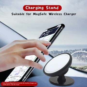 Car Phone Holder Charger Cradle Stand For Wireless Charge For IPhone 12 Interior Accessories (Not Include Charger)