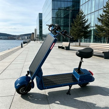Eco-Friendly Solar Powered Foldable Ride-On Scooter