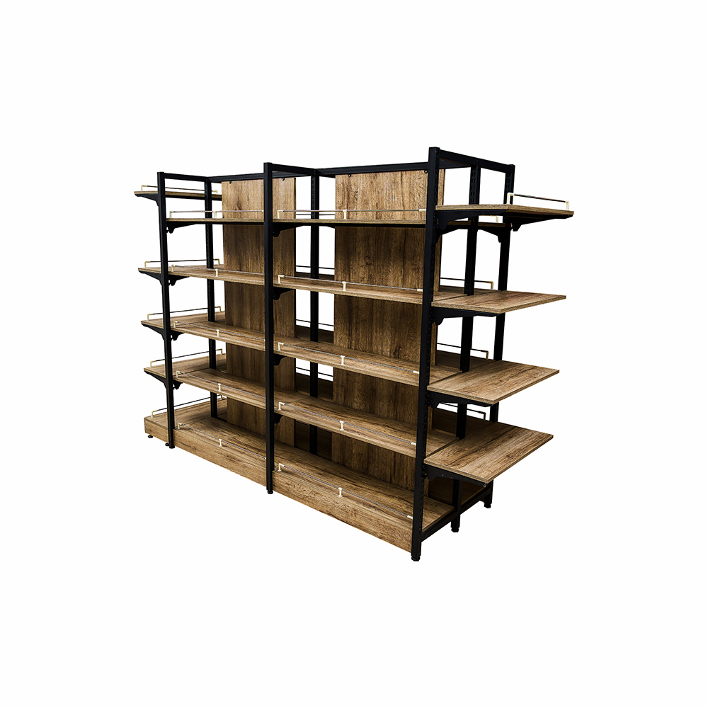Steel And Wood Shelves