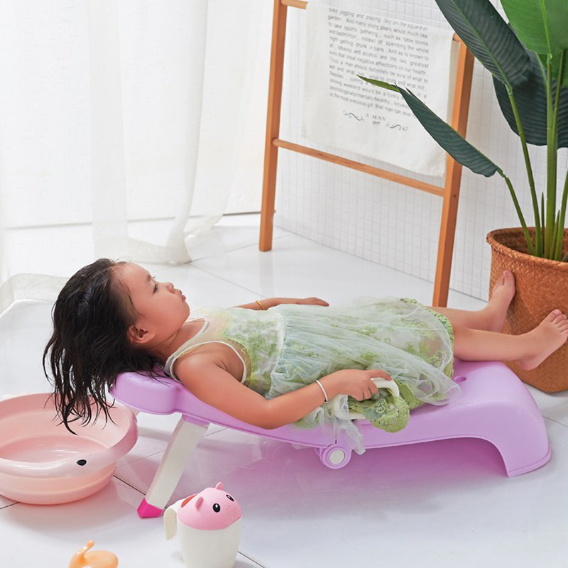 Hot sale fashionable kids washing hair chair / baby shampoo chair / plastic children bath chair
