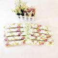 10pcs Coat hangers Flower Cloth Non-slip Wood Hangers Pastoral Cloth Hanger Non-Slip Clothes Hangers Drying Rack(Random Color)