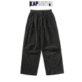 KAPMENTS Men Corduroy Harajuku Wide Leg Pants 2020 Overalls Mens Japanese Streetwear Sweatpants Male Korean Casual Joggers Pants