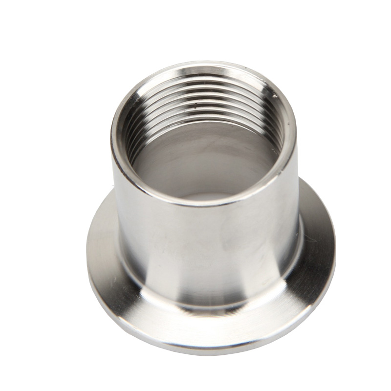 1-1/4" DN32 Stainless Steel SS304 Sanitary Female Threaded Pipe Fittings Ferrule OD 64mm fit 2" tri Clamp