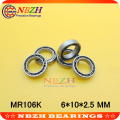 miniature bearing MR106 L-1060 WA676 OPEN 6*10*2.5 MM for Rc hobby and Industry SMR106 MR106K SUS440C