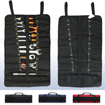 Multifunction 600D Oxford Cloth Wrench Bag Folding Tool Roll-up Bag Storage Pocket Portable Tools Pouch Case Organizer Holder