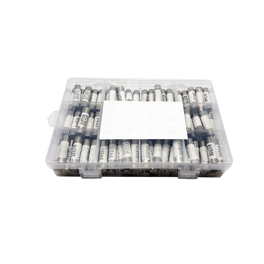 120pcs/box Fast blow Ceramic Fuse 10*38mm Fuse 500V 1A 2A 3A 4A 5A 6A 8A 10A 16A 20A 25A 32A