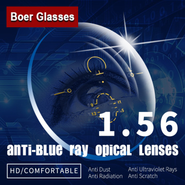 1.56 index Anti-Blue Ray progressive free form Lenses Prescription Spectacles Eyewear Vision Degree Lens Eyeglasses Lenses