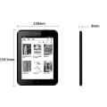 8GB WIFI 300ppi electronic book e-ink 6 inch eBook Ereader touch screen 1448x1072 E book Reader