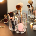 Clear Acrylic Makeup Brush Cosmetic Makeup Office Organizer Cosmetic Lipbrush Eyeline Storage Holder Make Up Tools