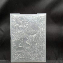 ZATBWS 3D bird Embossing plates Design DIY Paper Cutting Dies Scrapbooking Plastic Embossing Folder